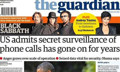 The Guardian: Η NSA συλλέγει καθημερινά σχεδόν 200 εκατ. μηνύματα