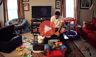 «Στο σπίτι με τον μπαμπά»: To τρυφερό βίντεο που έγινε viral