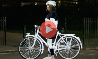 Νέα αόρατη μπογιά που φωτίζει τους ποδηλάτες την νύχτα