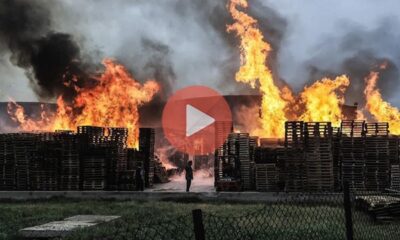 φωτιά στις αποθήκες χαρτιού στην Αρχαία Κόρινθο
