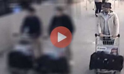 Το πρώτο βίντεο των τριών τρομοκρατών μέσα από το αεροδρόμιο των Βρυξελλών