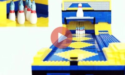 Έφτιαξε πίστα μπόουλινγκ από Lego!