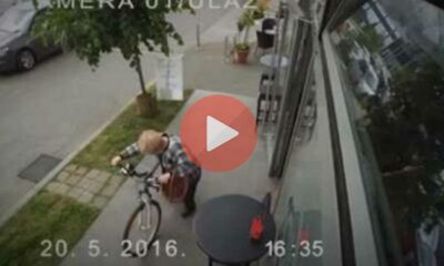 Ηλικιωμένη γυναίκα έκλεψε ποδήλατο – Δείτε τι κατέγραψε η κάμερα ασφαλείας!