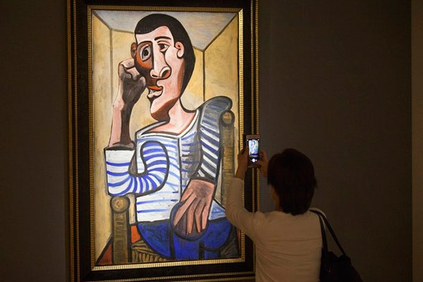Μια μέρα πριν βγει στη δημοπρασία, ο διάσημος πίνακας του Πάμπλο Πικάσο, «Le Marin» υπέστη ατύχημα | Art News