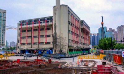 Κίνα: Ένα 5οροφο κτήριο "περπατά" ως τη νέα του τοποθεσία